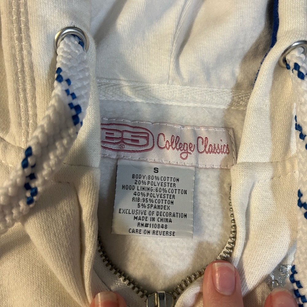 College Classics Women's White Hoodie